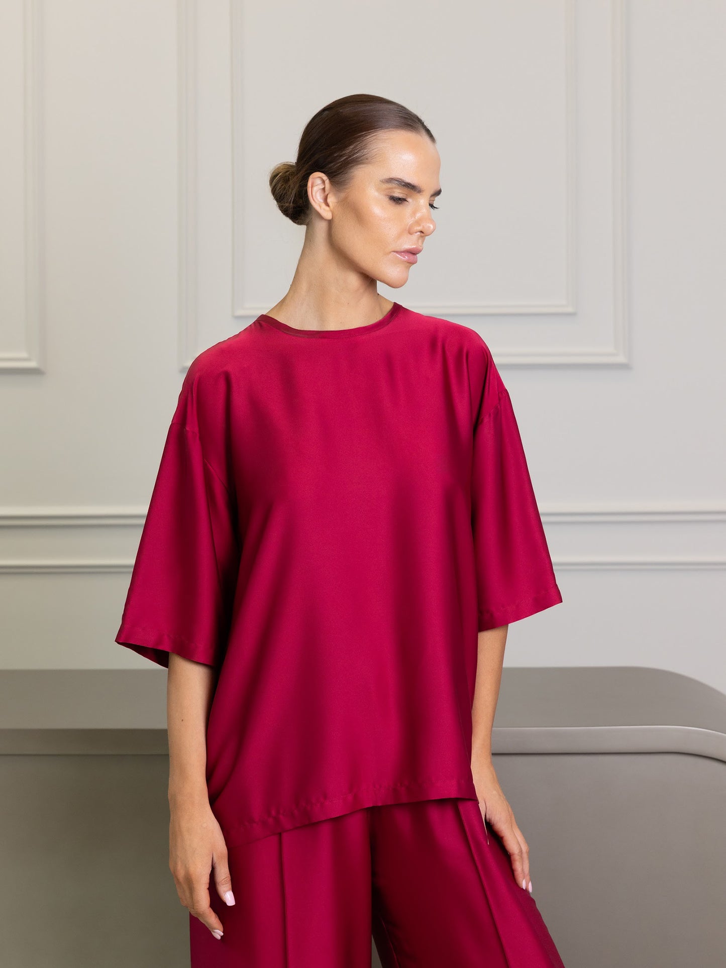 Burgundy Dana Wide Set