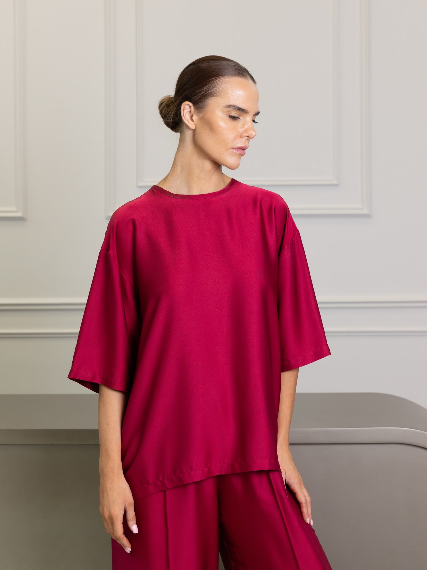 Burgundy Dana Wide Set