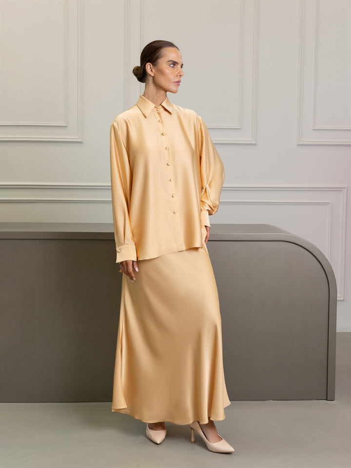 Champagne Fiora Skirt Set