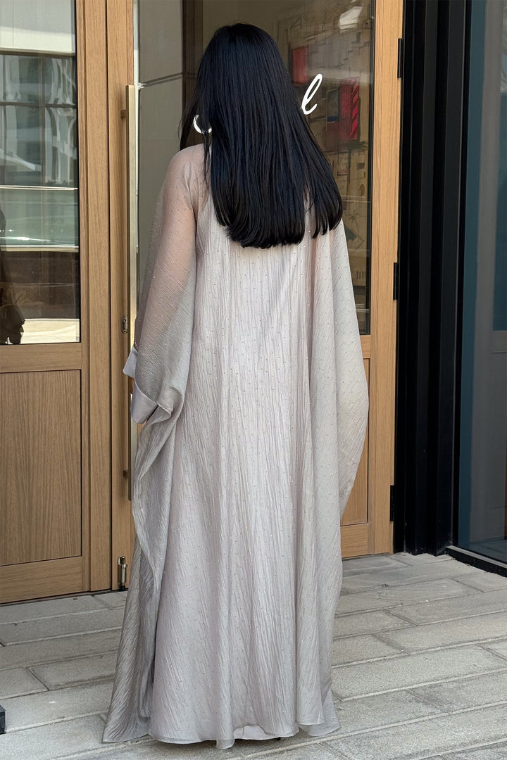 Grey Blink Abaya
