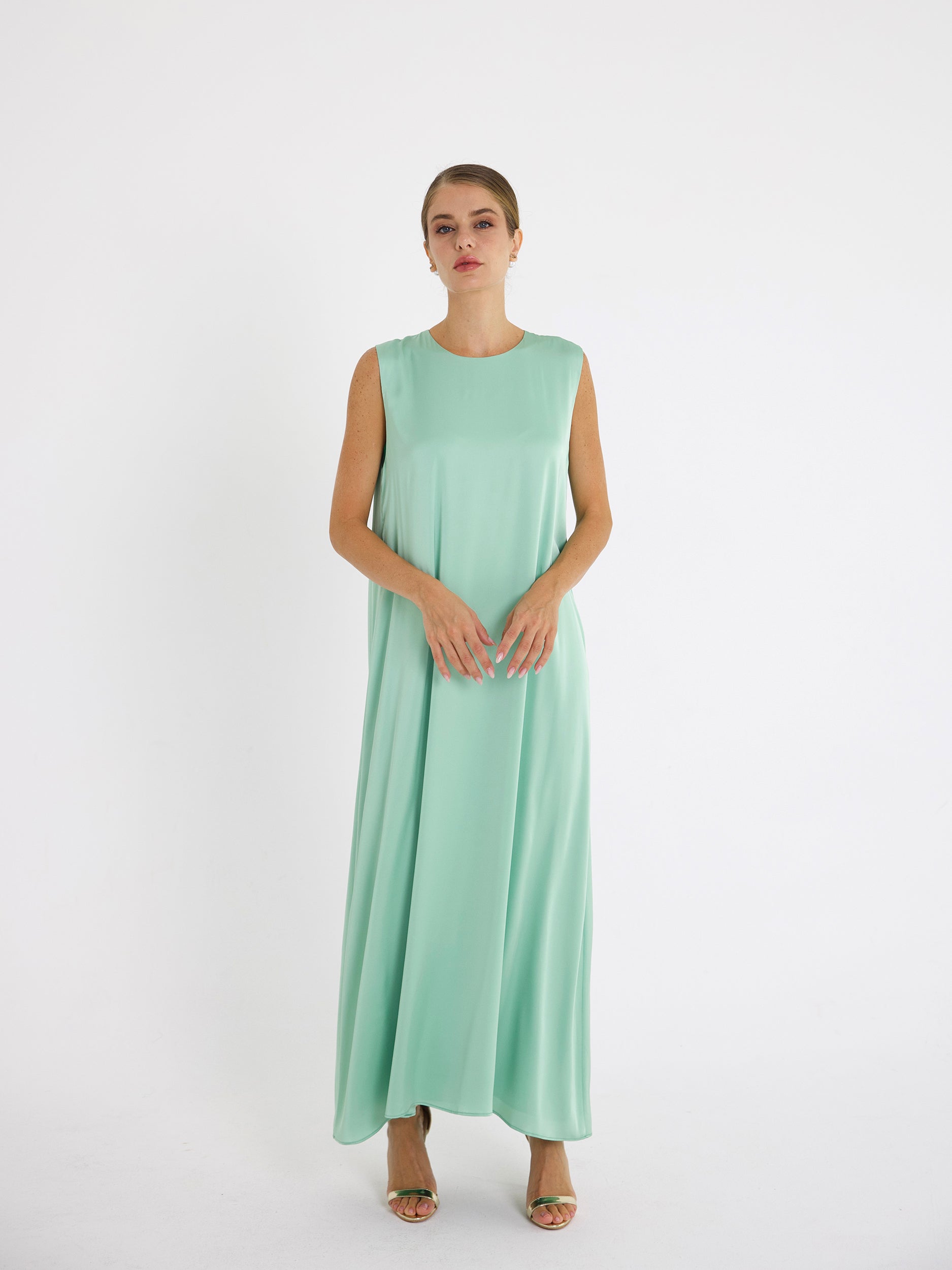 MENTHOL GREEN DANA DRESS SET