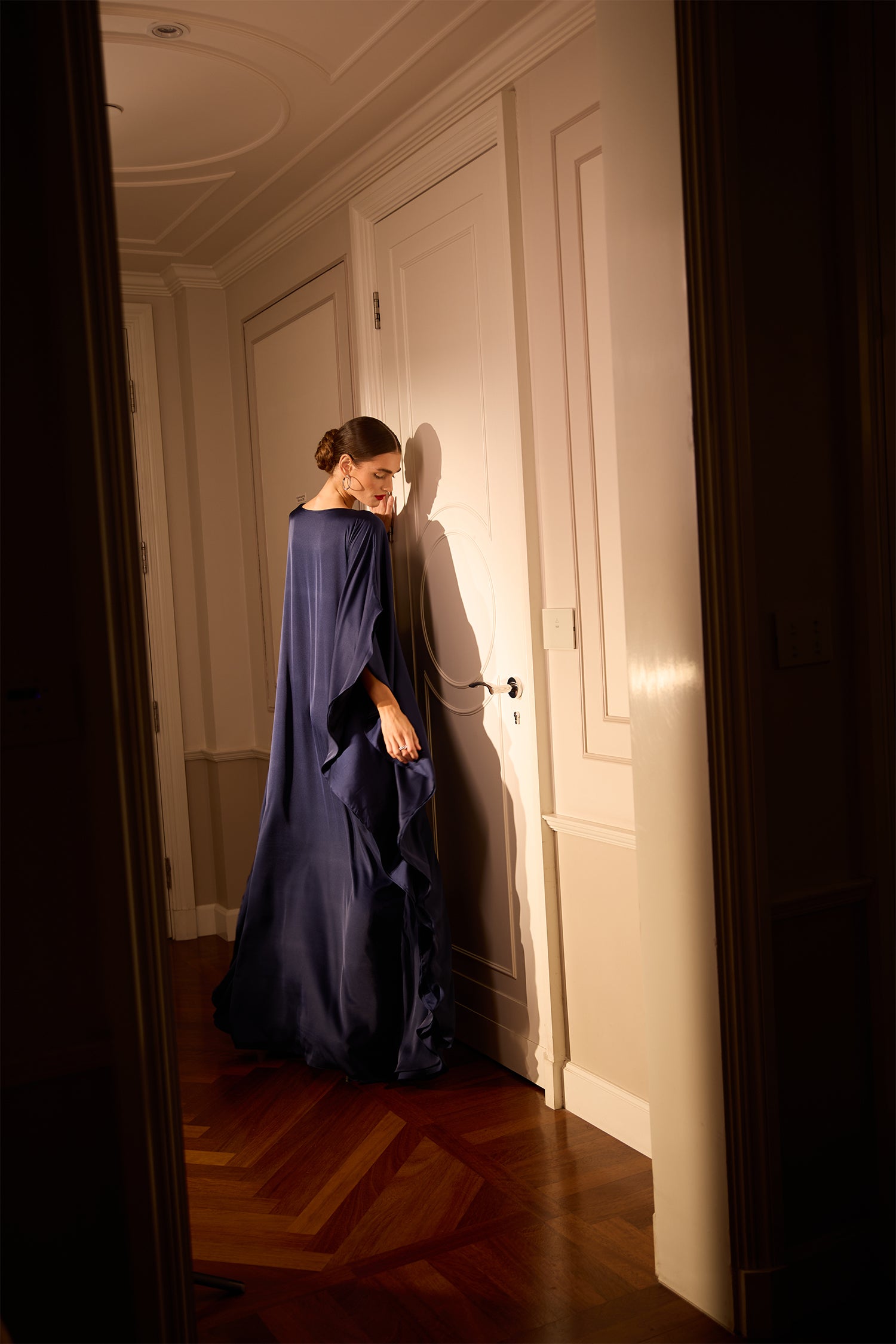 Navy Blue Grace Kaftan