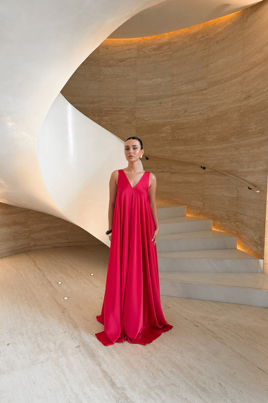 Red Sun Dress