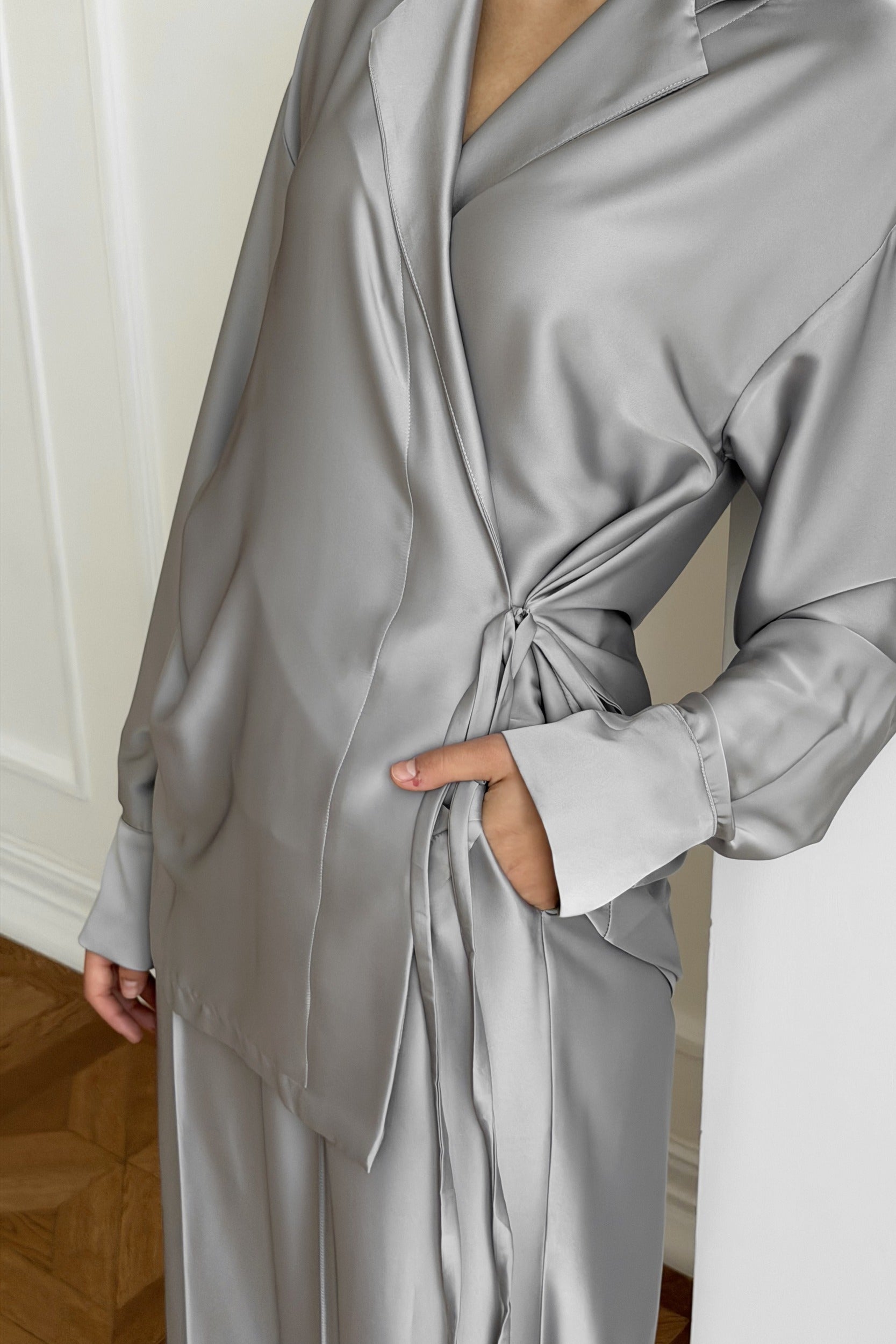 Silver Kimono Set