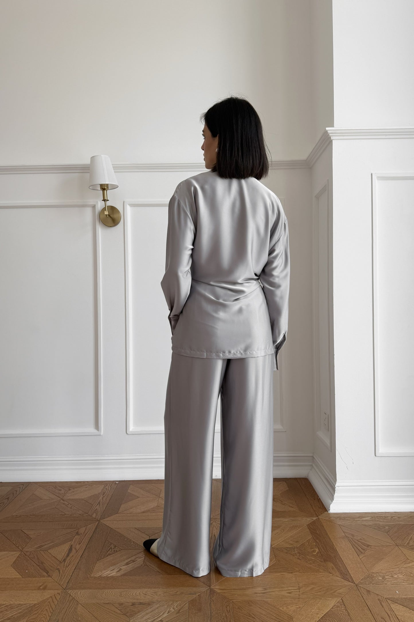 Silver Kimono Set