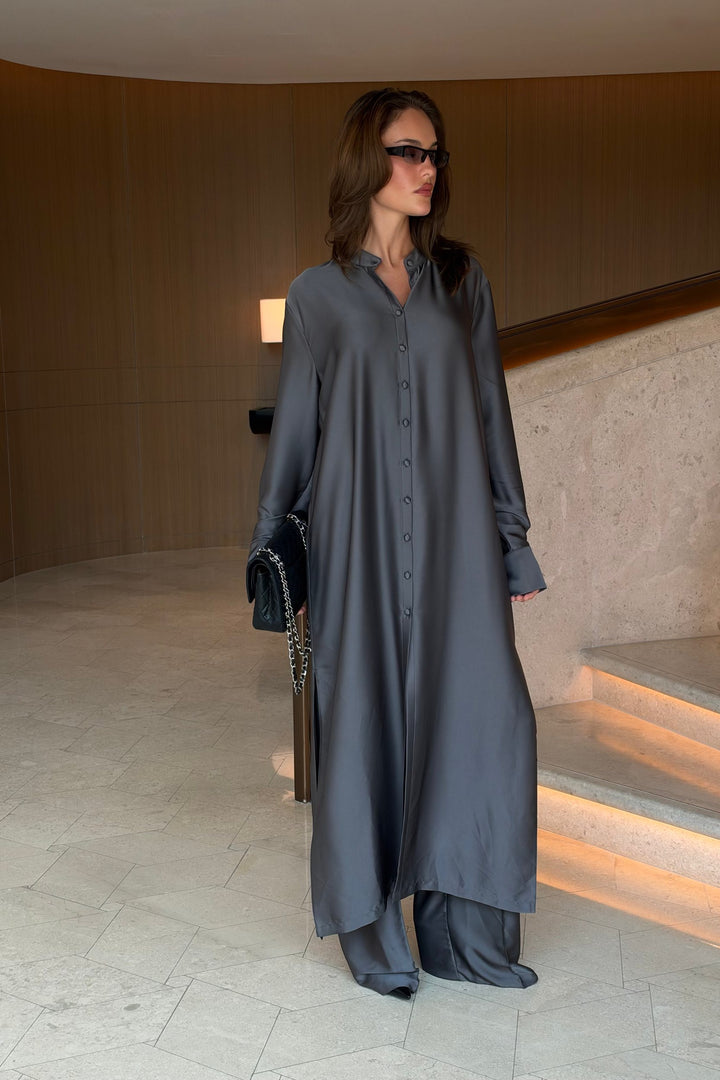 Stone Grey Dari Set full length