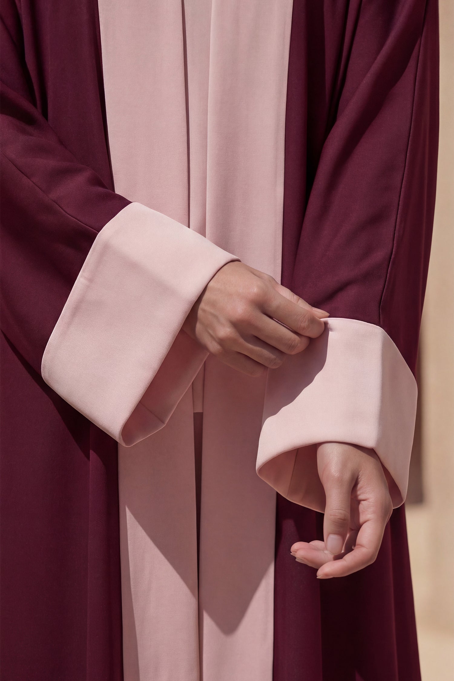 Burgundy Baby Pink Dana Wide Set