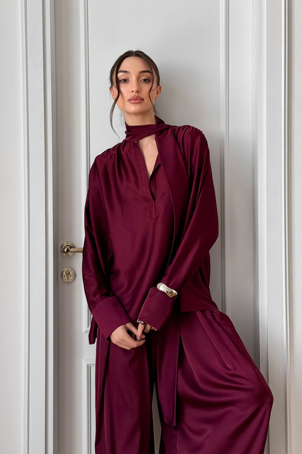 Burgundy Noora Set