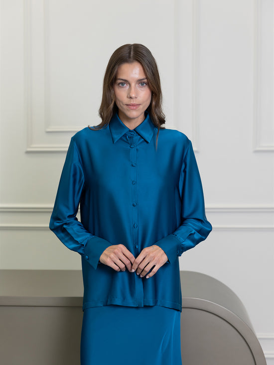 طقم تنورة فيورا برتقالية