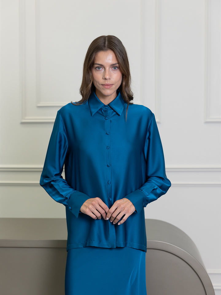 طقم تنورة فيورا برتقالية