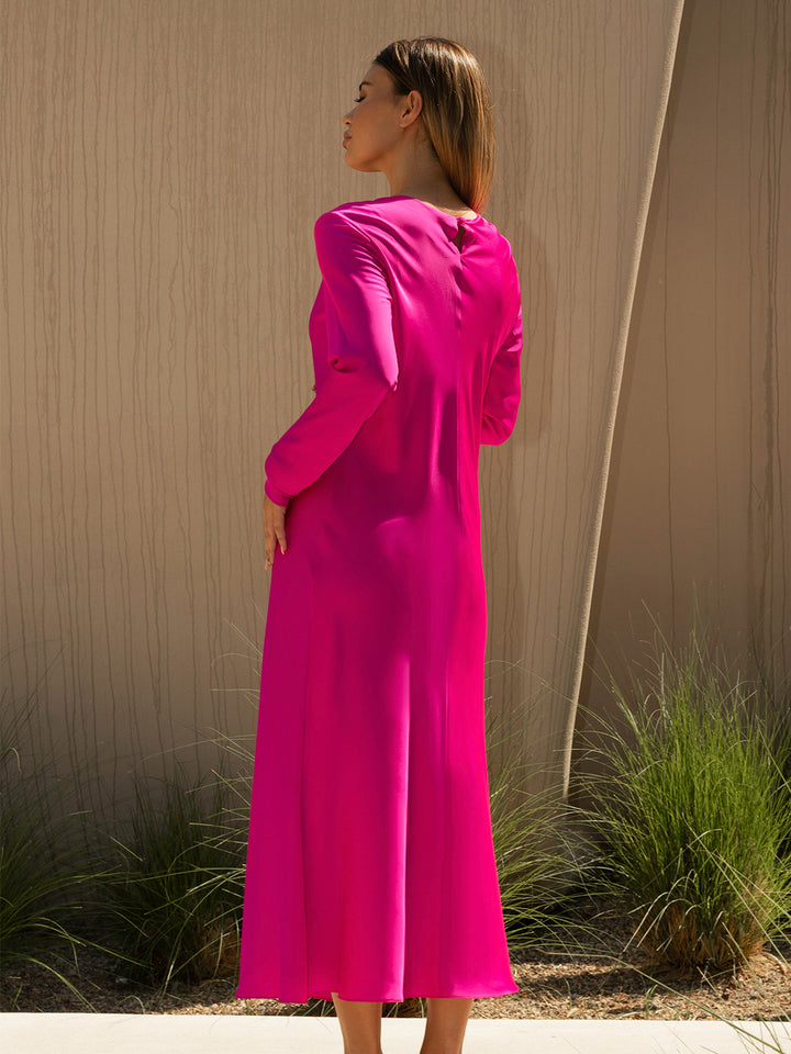 FUCHSIA RIMA MAXI DRESS