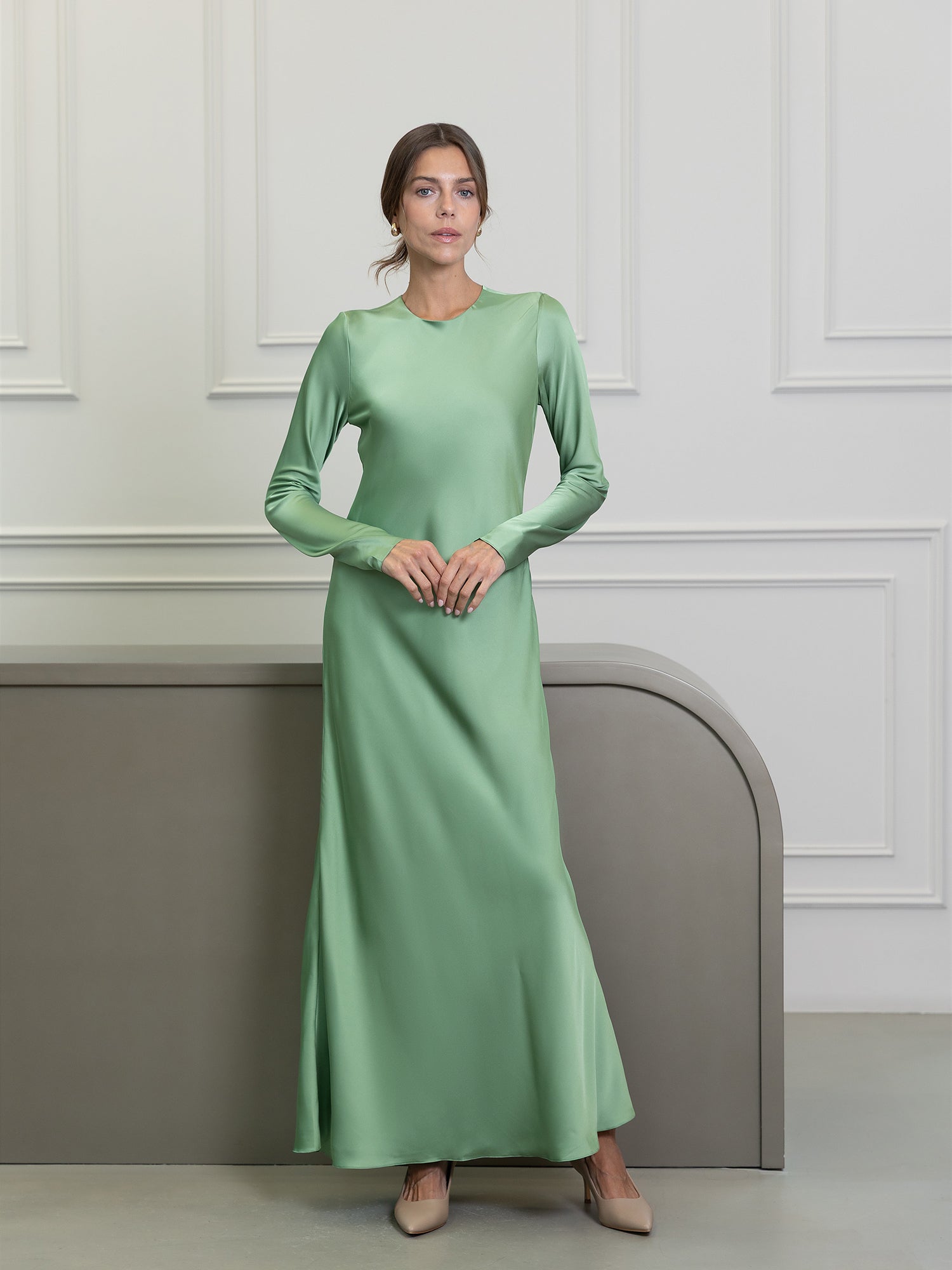 فستان ريما ماكسي أسود