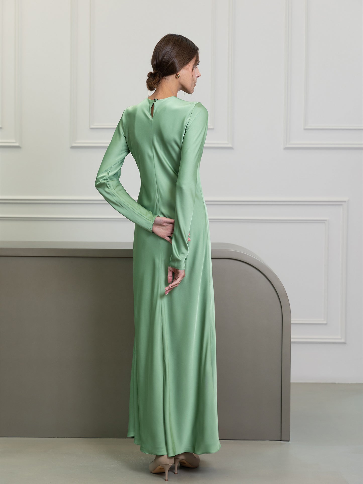 فستان ريما ماكسي أسود