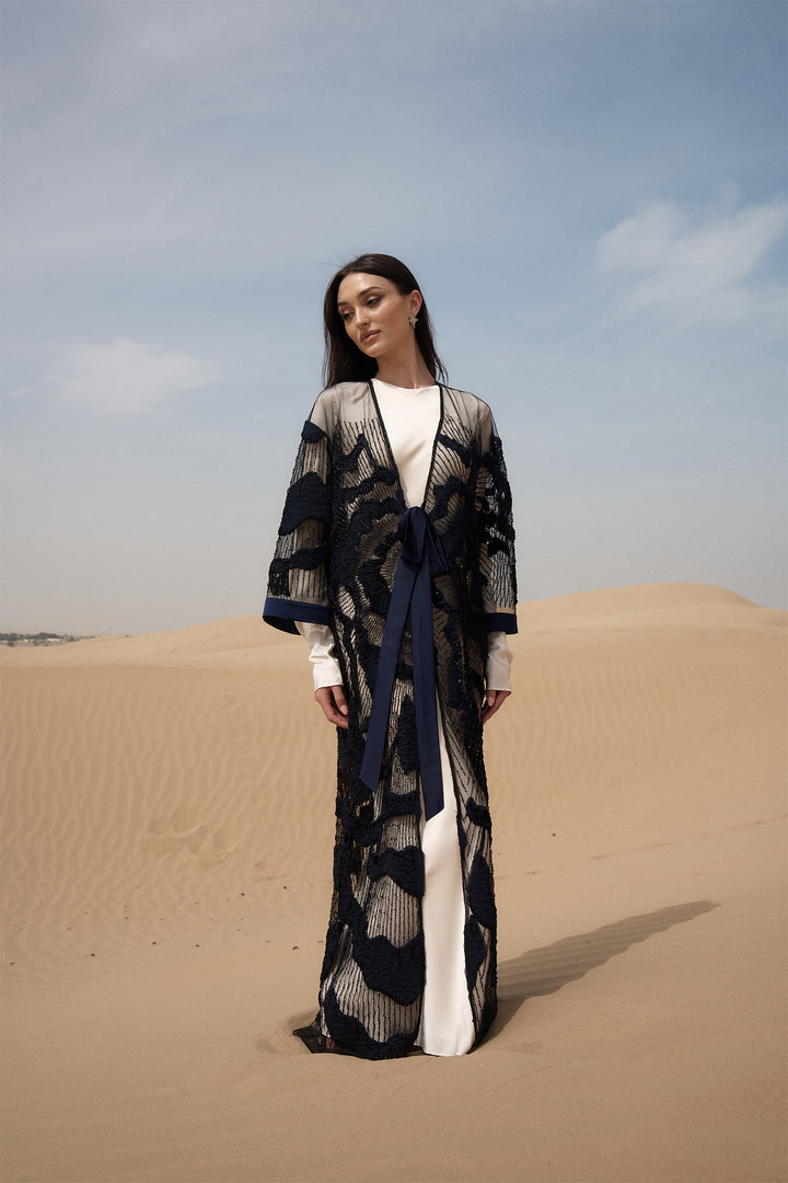 Navy Blue Aisha Cape