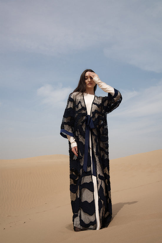 Navy Blue Aisha Cape