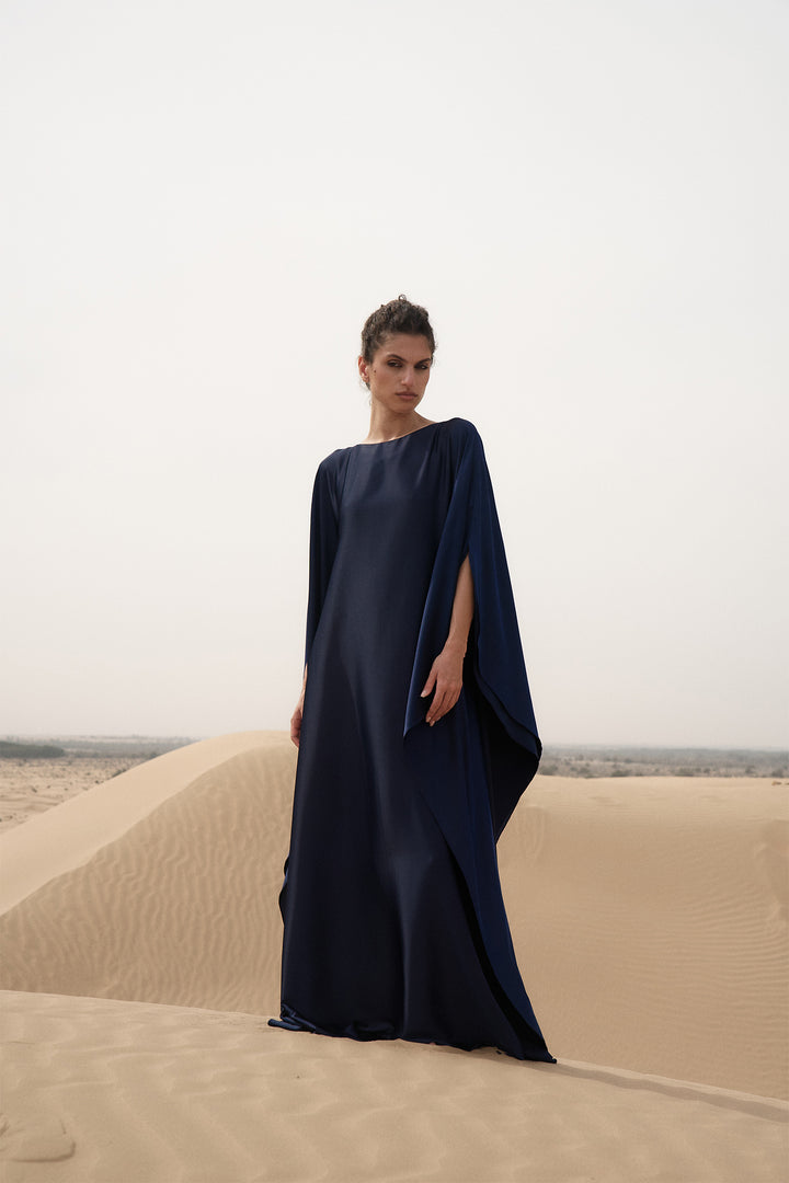 Navy Blue Grace Kaftan