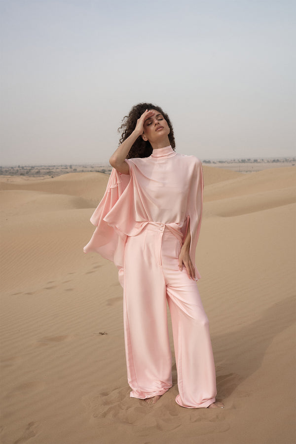 Rosè Lina Cape Co-ord Set