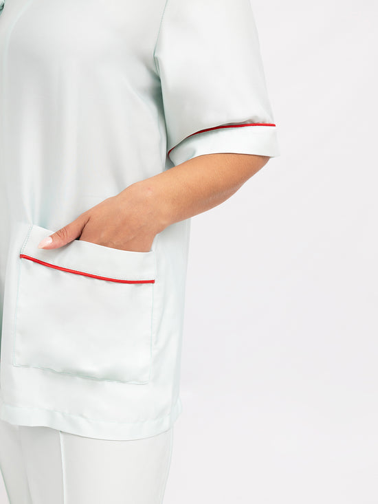 Sky Blue Fiora Short Sleeves Set