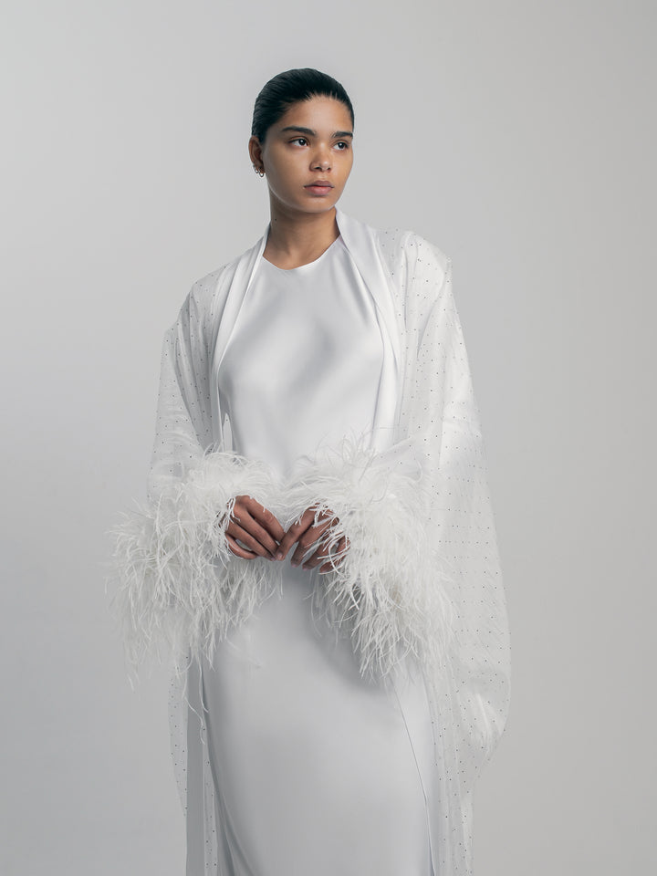 White Aima Feathers Set