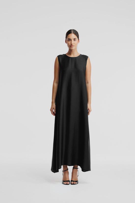 Black Dana Wide Dress Set
