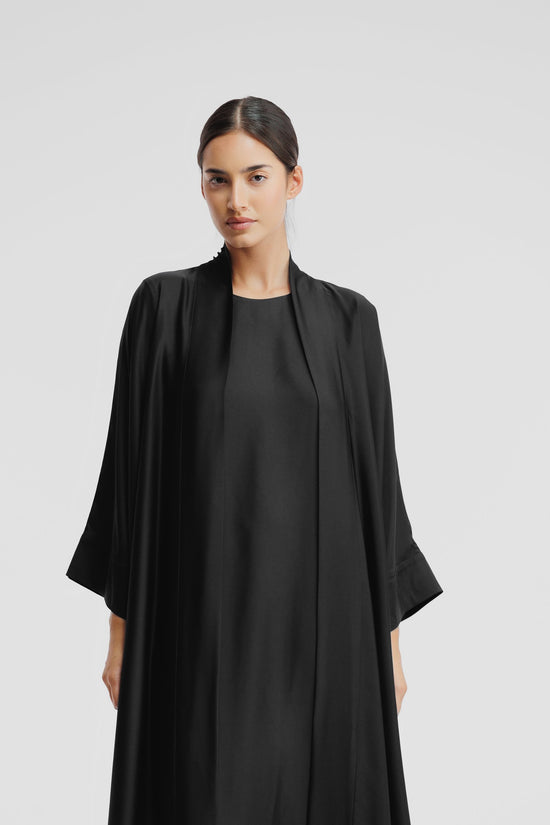 Black Dana Wide Dress Set