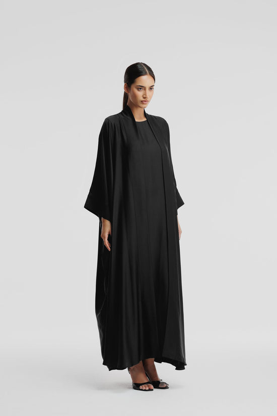 Black Dana Wide Dress Set