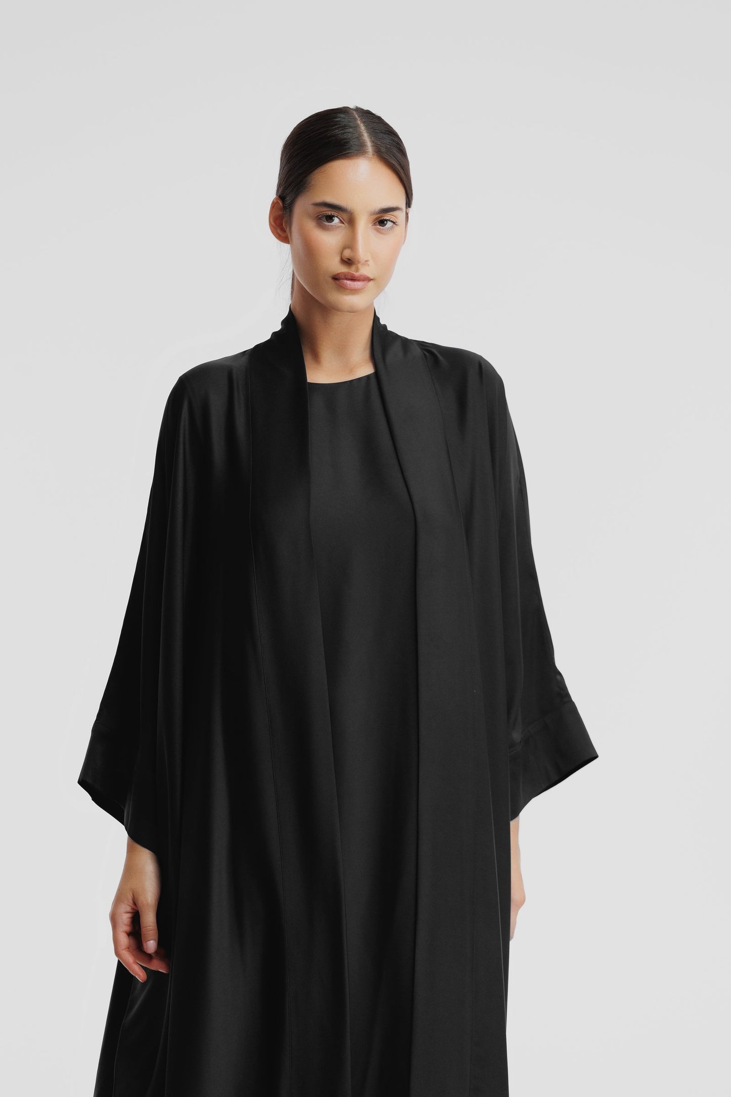 Black Dana Wide Dress Set