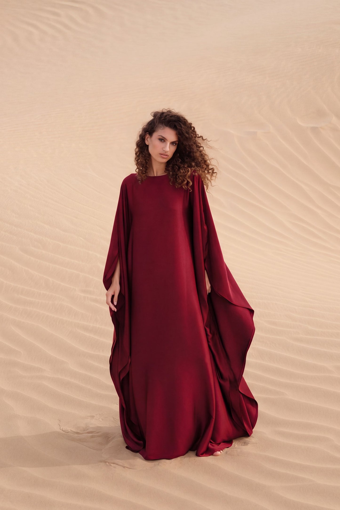 Burgundy Grace Kaftan