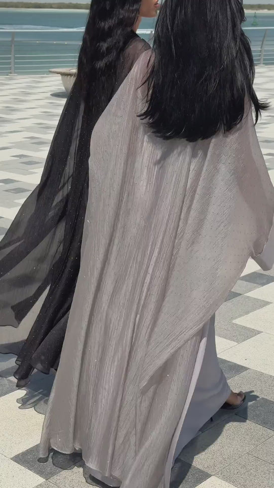 Grey Blink Abaya