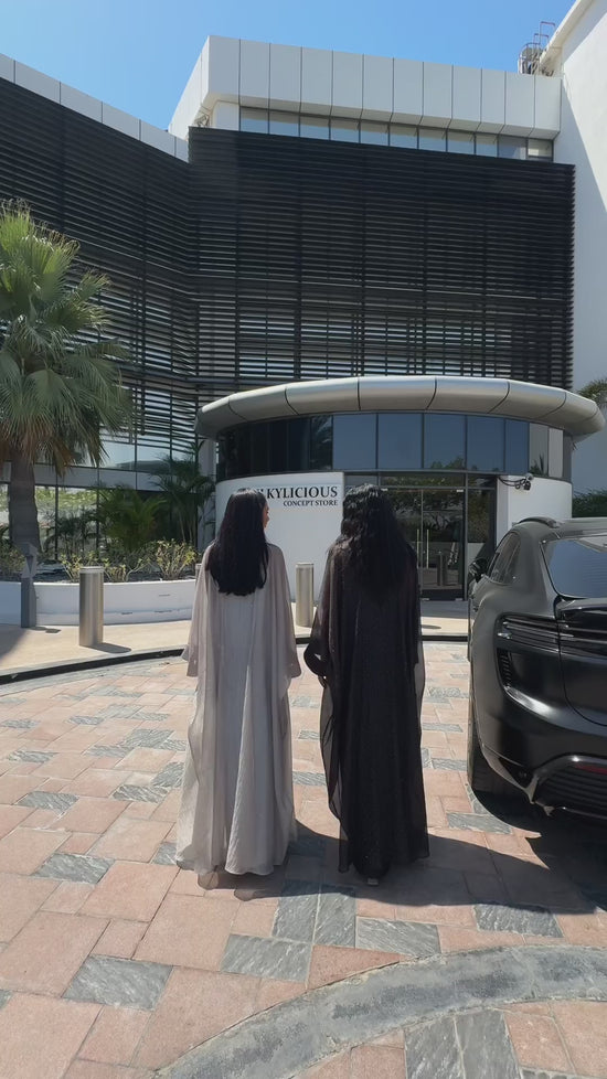 Grey Blink Abaya